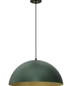 Shop Sklep Kaja Lampa wisząca z zielonym kloszem o średnicy 45cm MLP8287 z serii BETA | Kaja Ośw