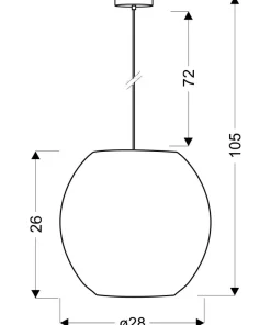 Clearance Sklep Kaja Lampa wisząca z mi kryształkami 31-02556 RICA | Kaja zielony