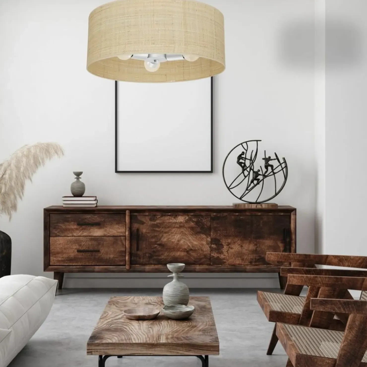 Outlet Sklep Kaja Lampa wisząca zachowana w stylu skandynawskim MLP7490 z serii MARSHALL | Kaja Oś