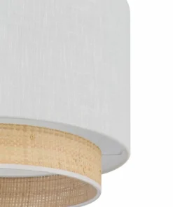 Shop Sklep Kaja Lampa wisząca ze słomkowym abażurem boho TK 5653 serii BOHO NEW WHITE