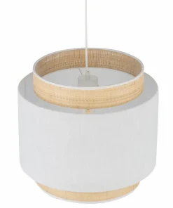 Shop Sklep Kaja Lampa wisząca ze słomkowym abażurem boho TK 5653 serii BOHO NEW WHITE
