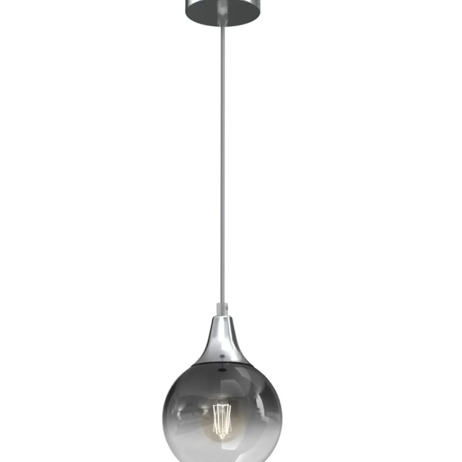 Best Sale Sklep Kaja Lampa wisząca ze szklanym, szarym kloszem MLP8321 z serii MONTE | Kaja Oświetlen