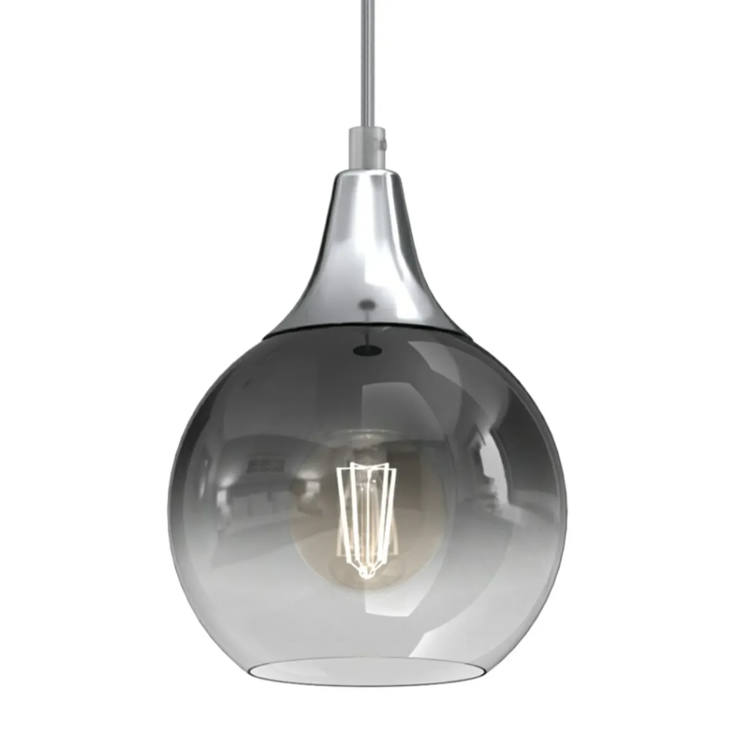 Best Sale Sklep Kaja Lampa wisząca ze szklanym, szarym kloszem MLP8321 z serii MONTE | Kaja Oświetlen