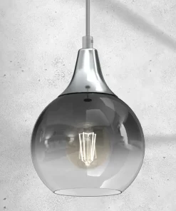 Best Sale Sklep Kaja Lampa wisząca ze szklanym, szarym kloszem MLP8321 z serii MONTE | Kaja Oświetlen