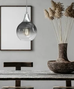 Best Sale Sklep Kaja Lampa wisząca ze szklanym, szarym kloszem MLP8321 z serii MONTE | Kaja Oświetlen