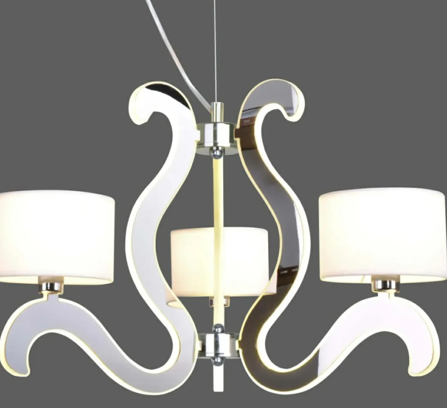 Lampa wisząca ze świecącymi ramionami 33-33895 AMBROSIA | Kaja*Sklep Kaja New