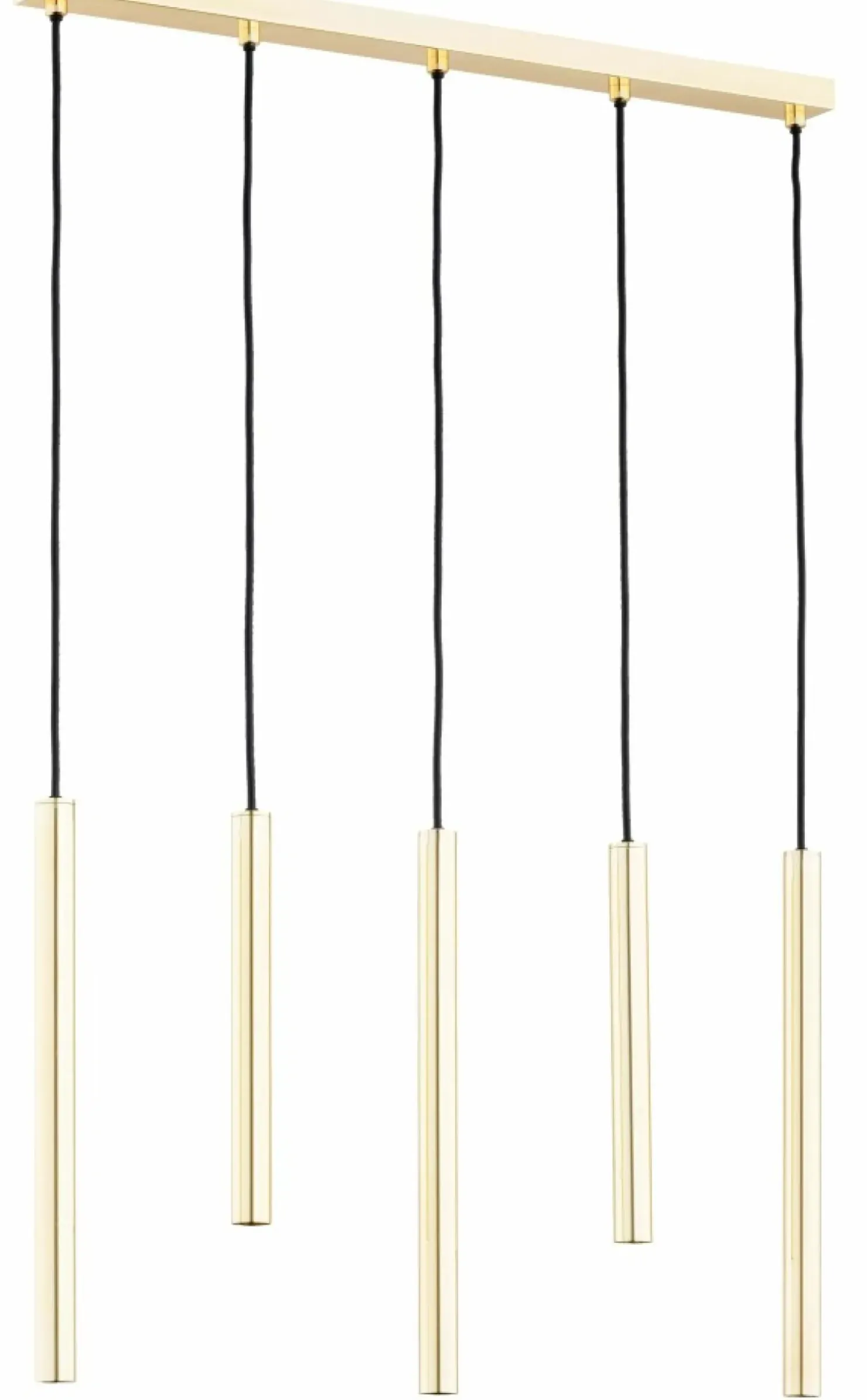 Cheap Sklep Kaja Lampa wisząca ze złotymi tubami, nad stół AL 63161 z serii COLLET | Kaja Oświetl