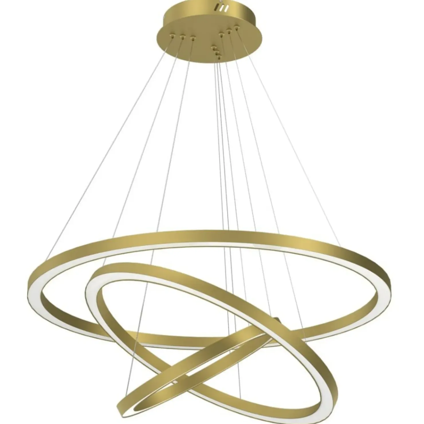 Discount Sklep Kaja Lampa wisząca złożona z trzech okręgów ML8425 z serii GALAXIA | Kaja Oświetlenie