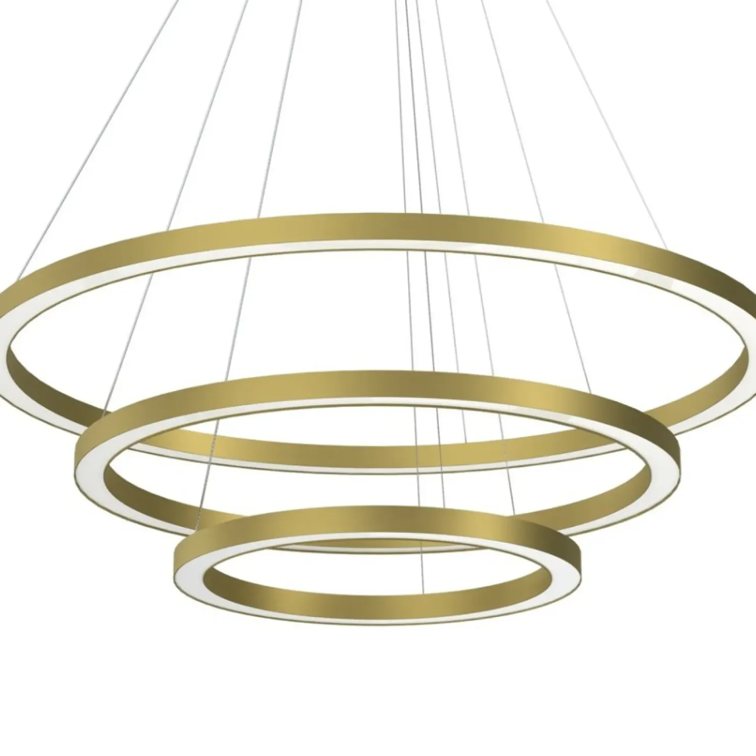 Discount Sklep Kaja Lampa wisząca złożona z trzech okręgów ML8425 z serii GALAXIA | Kaja Oświetlenie