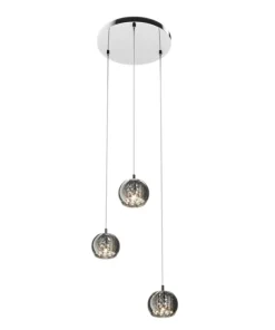 Best Sale Sklep Kaja Lampa z 3 dekoracyjnymi kloszami P0076-03M-B5FZ CRYSTAL | Kaja