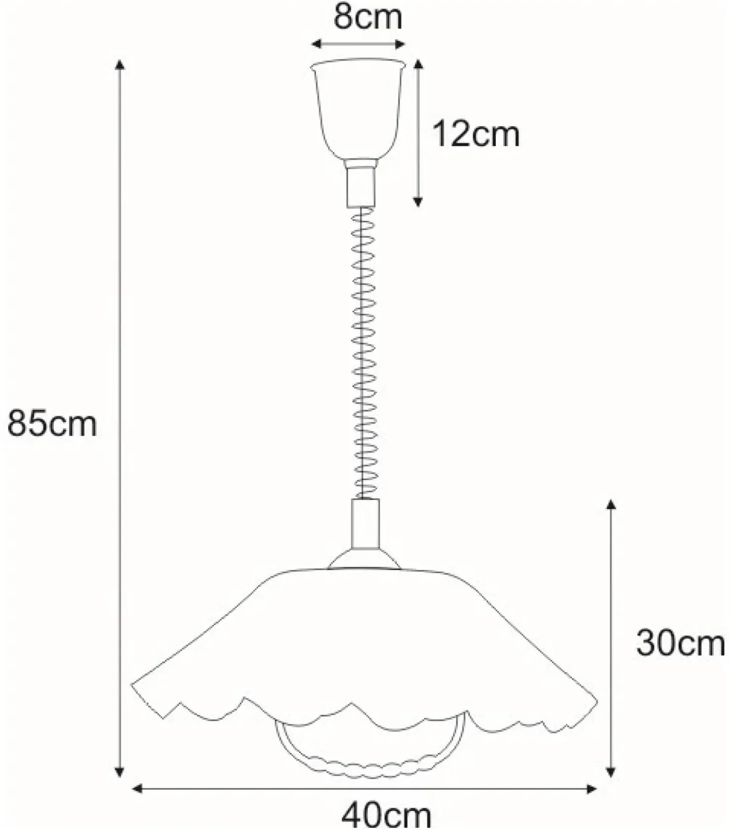 Lampa z abażurem, regulowany zwis K-3277 MARIONA | Kaja Oświetlenie*Sklep Kaja Online