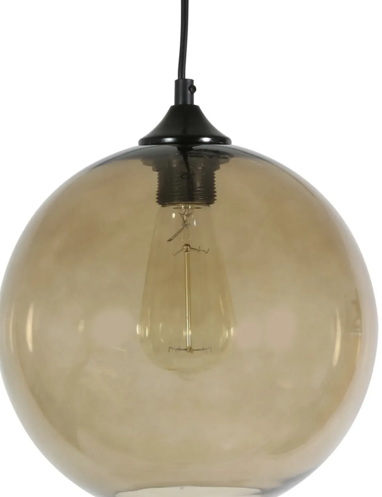 Cheap Sklep Kaja Lampa z owym kloszem i żarówką E27 31-28259 EDISON | Kaja brąz