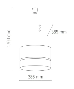 Flash Sale Sklep Kaja Lampa z czarno-ratanowym abażurem TK 6543 PAGLIA | Kaja Oświetlenie