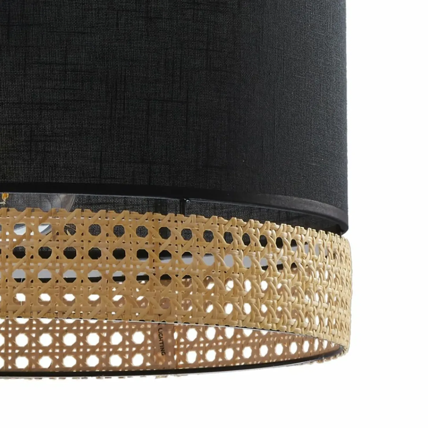 Flash Sale Sklep Kaja Lampa z czarno-ratanowym abażurem TK 6543 PAGLIA | Kaja Oświetlenie