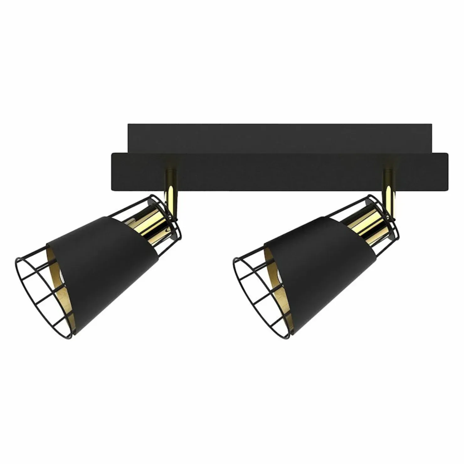 Lampa z czarno-złotymi reflektorami ML5566 RICK | Kaja Oświetlenie*Sklep Kaja Best Sale
