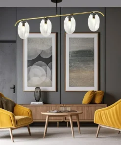 Flash Sale Sklep Kaja Lampa z czterema kloszami o unikalnym kształcie 1279/4 z serii FINES