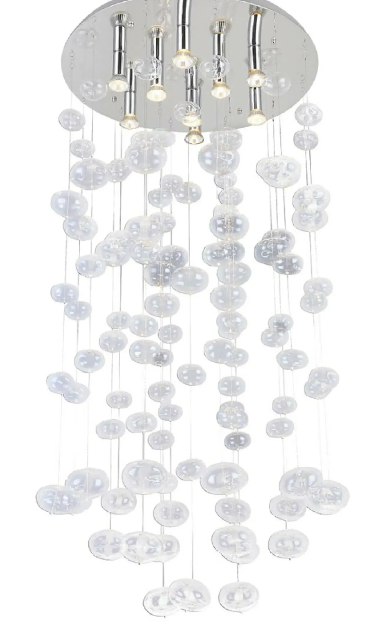 Clearance Sklep Kaja Lampa z długimi zwisami z kryształkami AZ2573 LUVIA CLEAR | Kaja transparentny