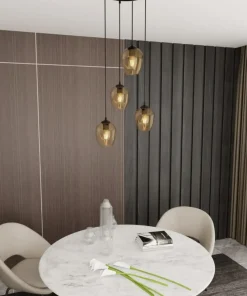 Hot Sklep Kaja Lampa z kaskadą nieregularnych kloszy 681/4PREM ISTAR PREMIUM | Kaja