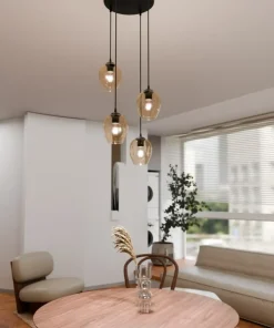 Hot Sklep Kaja Lampa z kaskadą nieregularnych kloszy 681/4PREM ISTAR PREMIUM | Kaja
