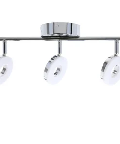 Sale Sklep Kaja Lampa z ledowymi ringami, ciepła barwa 93-60785 THEMA | Kaja chrom