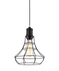 Best Sale Sklep Kaja Lampa z minimalistycznym kloszem MDM2268-1 SYNTHIA | Kaja Oświetlenie czarny
