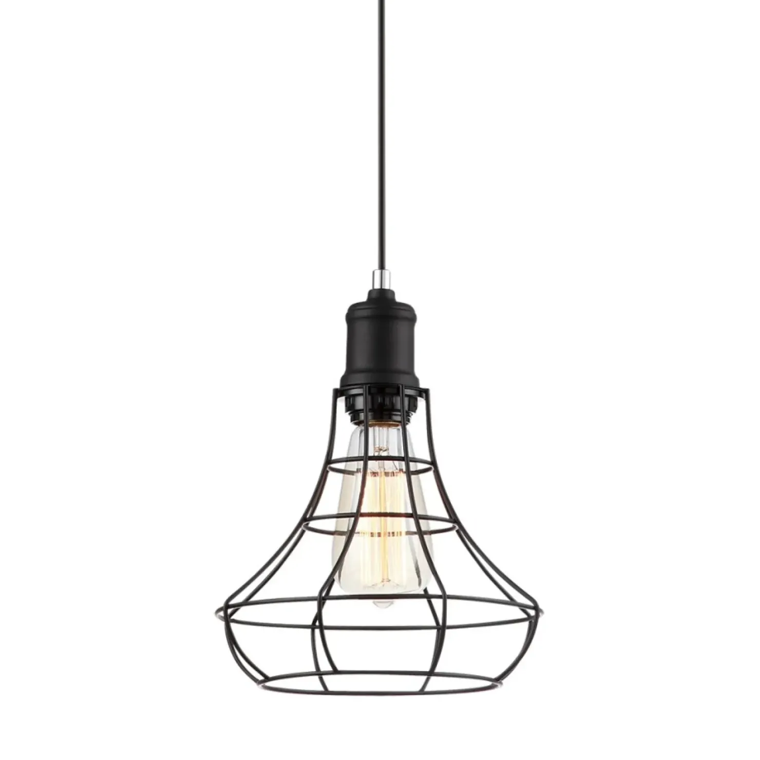 Best Sale Sklep Kaja Lampa z minimalistycznym kloszem MDM2268-1 SYNTHIA | Kaja Oświetlenie czarny