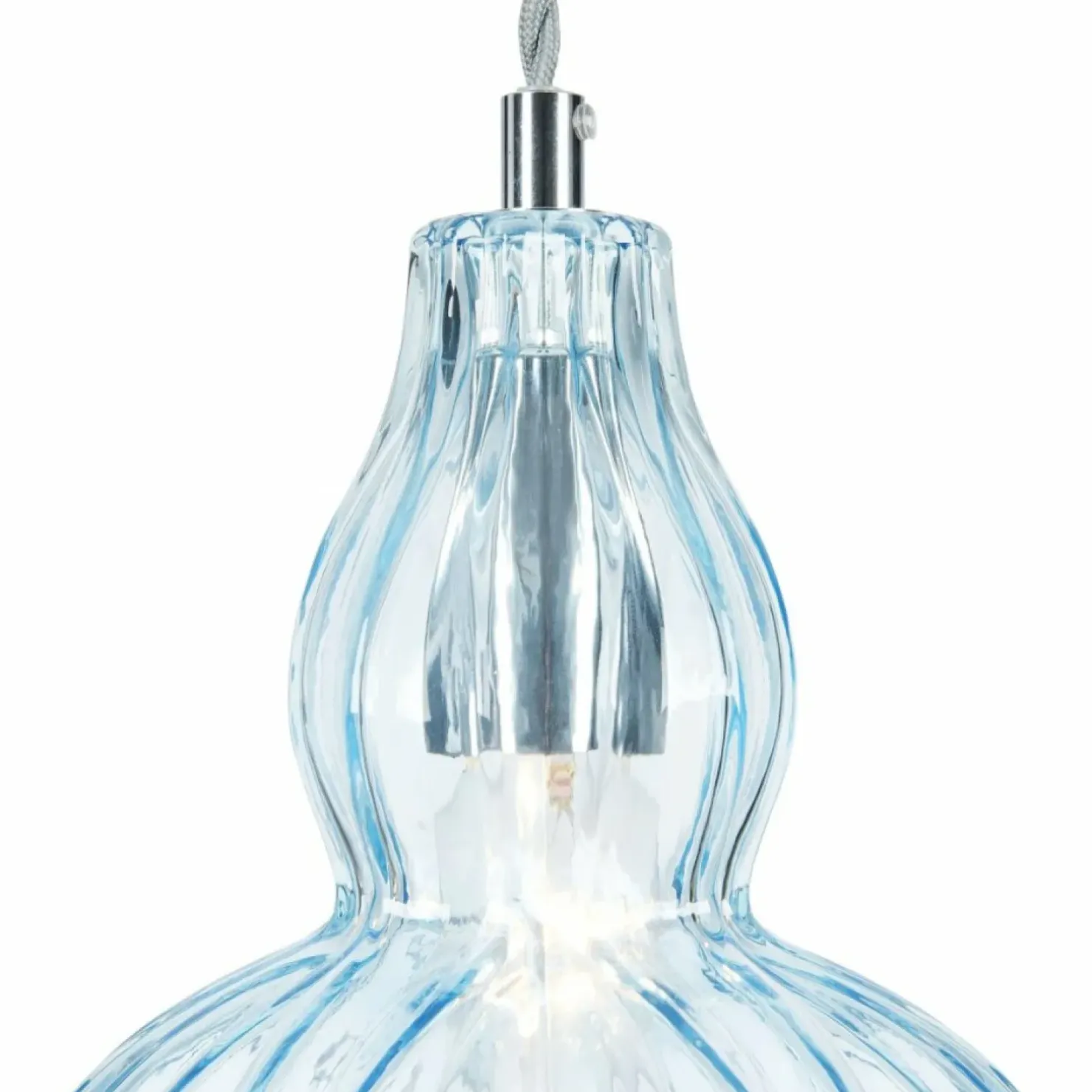 Store Sklep Kaja Lampa z niebieskim kloszem MOD238-PL-01-BL EUSTOMA | Kaja Oświetlenie