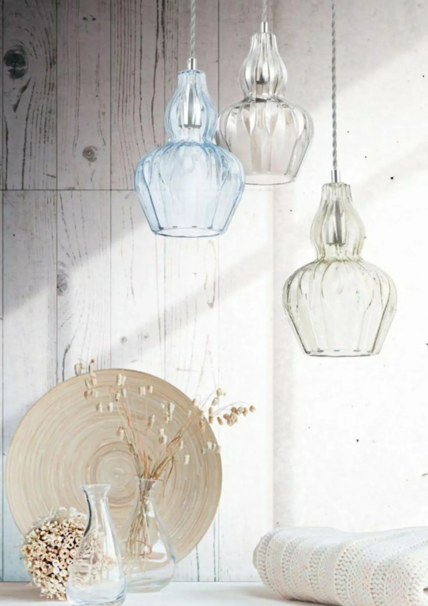 Store Sklep Kaja Lampa z niebieskim kloszem MOD238-PL-01-BL EUSTOMA | Kaja Oświetlenie