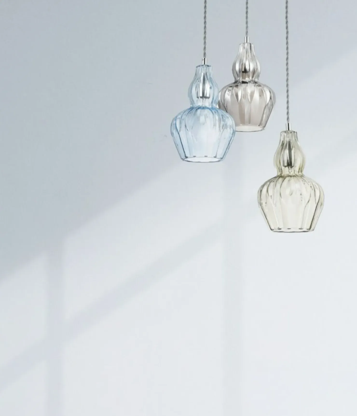 Store Sklep Kaja Lampa z niebieskim kloszem MOD238-PL-01-BL EUSTOMA | Kaja Oświetlenie