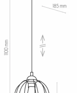 Best Sale Sklep Kaja Lampa z okrągłym, czarnym kloszem TK 1644 GALAXY | Kaja Oświetlenie