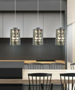 Lampa z ozdobnym, owanym kloszem 31-57686 NOCTURNO | Kaja*Sklep Kaja New