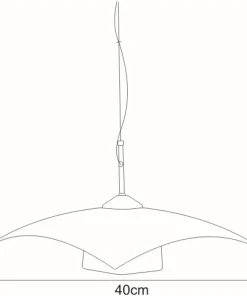 Lampa z ozdobnym kloszem K-1520 ZK5-90 VETRO | Kaja*Sklep Kaja Online