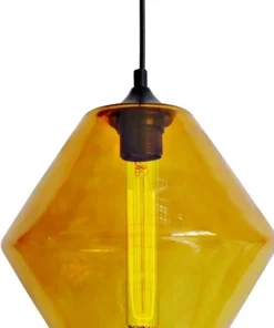 Discount Sklep Kaja Lampa z m kloszem i żarówką 31-36223 BREMEN | Kaja pomarańczowy
