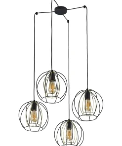 Store Sklep Kaja Lampa z przewodami do rozmieszczenia TK 6252 JAULA | Kaja Oświetlenie czarny