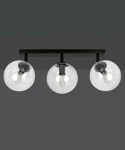 Best Sale Sklep Kaja Lampa z przezroczystymi kloszami na listwie 776/3 | Kaja Oświetlenie