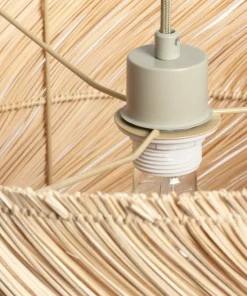 Hot Sklep Kaja Lampa z rattanowym abażurem eco ABR-NLW34-BH-E27 BOHO | Kaja brązowy