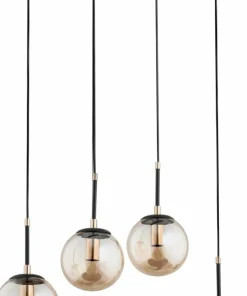 Shop Sklep Kaja Lampa z wiszącymi kulami w kolorze bursztynu AL 61064 SEBIA | Kaja