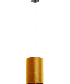 Outlet Sklep Kaja Lampa z wąskim, welurowym abażurem TK 6120 TERCINO | Kaja Oświetlenie