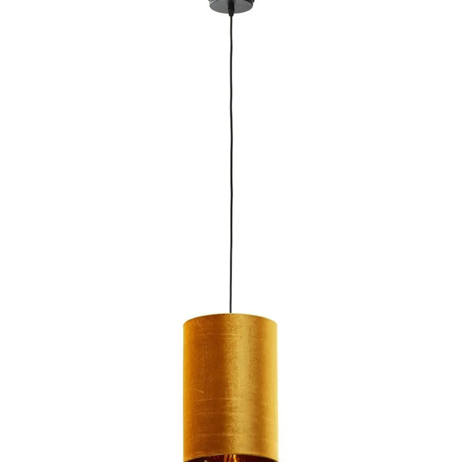 Outlet Sklep Kaja Lampa z wąskim, welurowym abażurem TK 6120 TERCINO | Kaja Oświetlenie