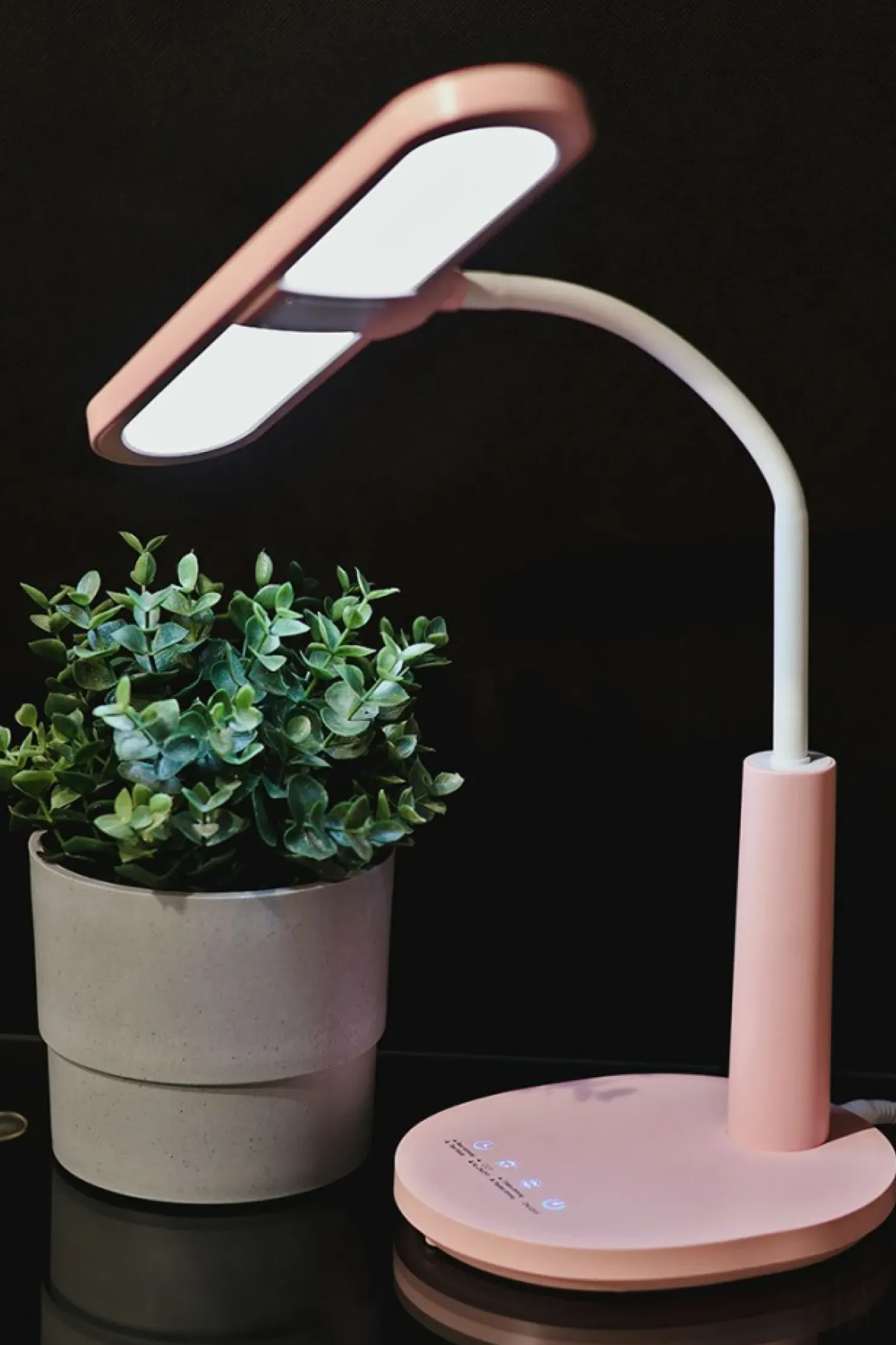Lampka biurkowa do pokoju dziewczynki K-BL1521 RÓŻOWY z serii MILO*Sklep Kaja Sale