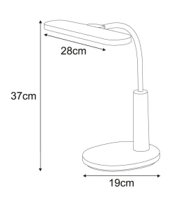 Lampka biurkowa do pokoju dziewczynki K-BL1521 RÓŻOWY z serii MILO*Sklep Kaja Sale