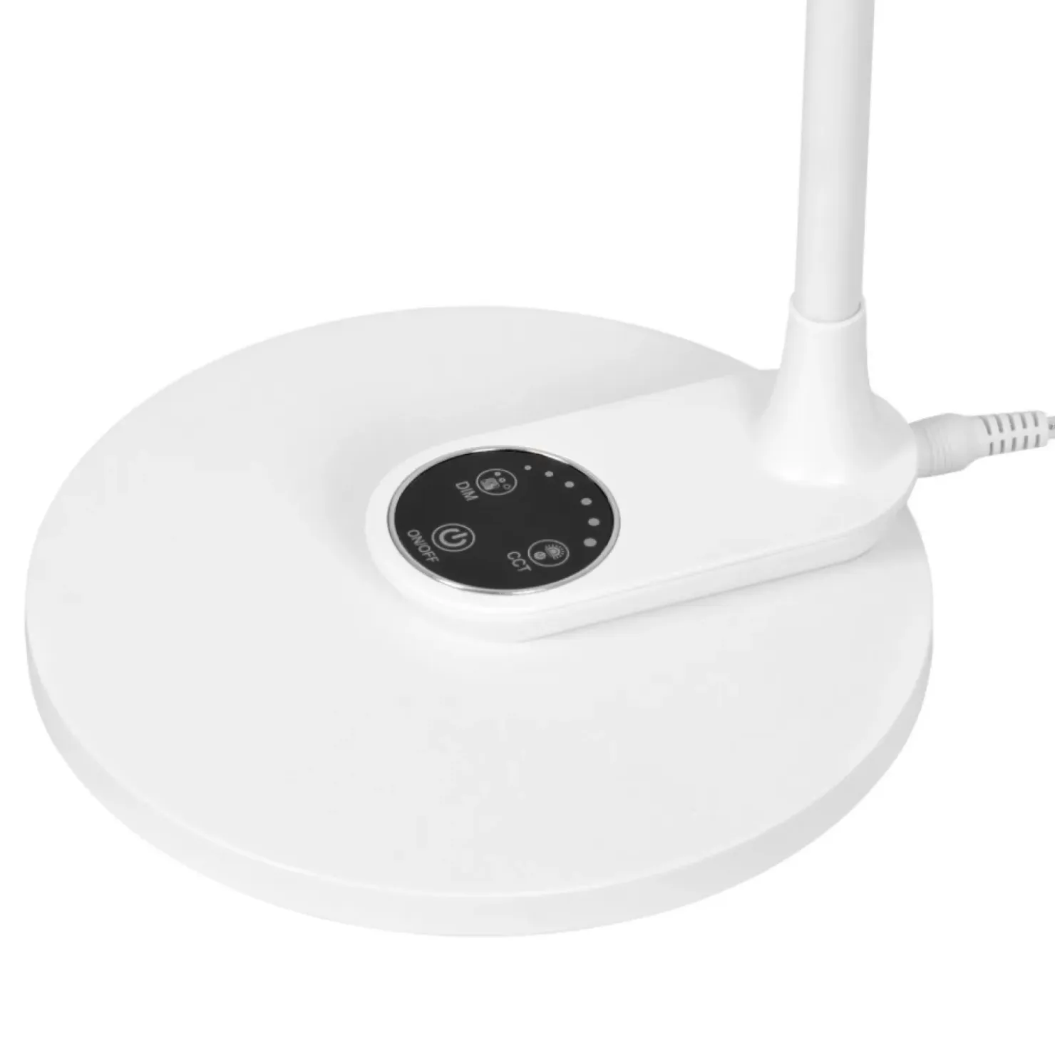Lampka biurkowa z dotykowym panelem K-BL1153 BIAŁY z serii GAJA*Sklep Kaja Cheap