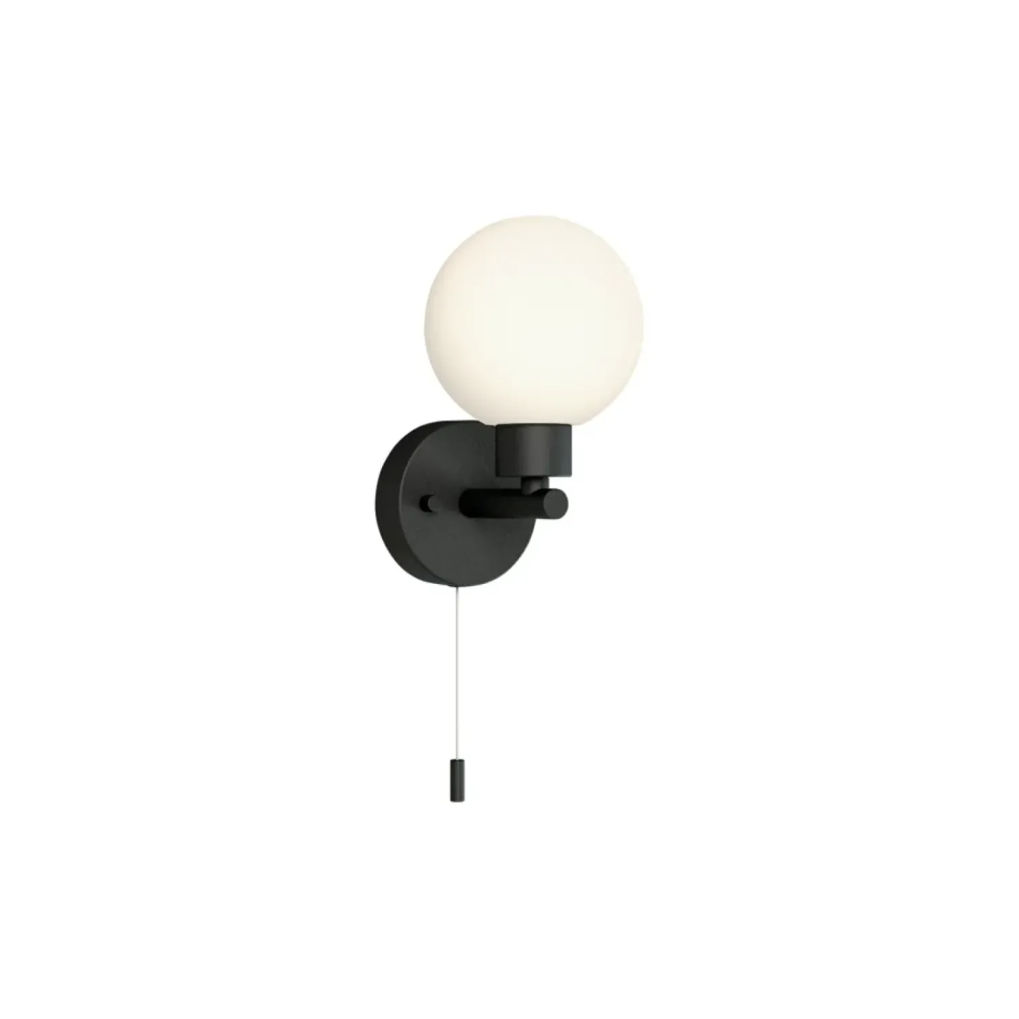 Lampka ścienna, w kolorze czerni, z kloszem 8052 | Kaja Oświetlenie*Sklep Kaja Outlet