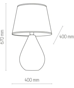 Lampka do salonu w stylu skandynawskim TK 5453 LACRIMA | Kaja*Sklep Kaja Fashion