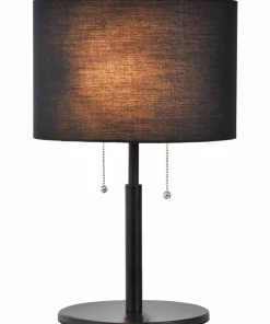 Lampka na szafkę nocną ze sznurkami LP-0304/2T BK FOGO | Kaja*Sklep Kaja Hot
