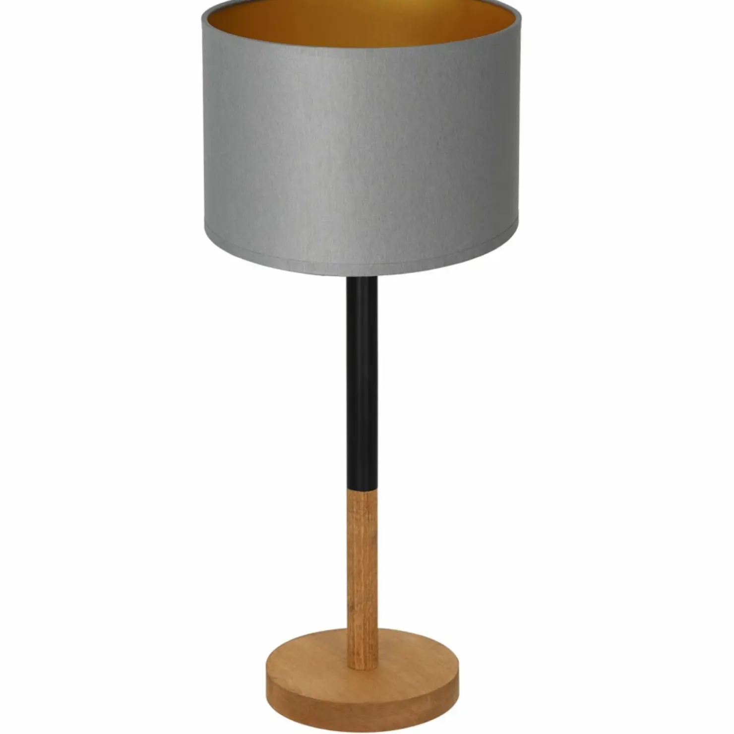 Lampka nocna z abażurem w kształcie walca LX 3826 z serii TABLE LAMPS*Sklep Kaja Best