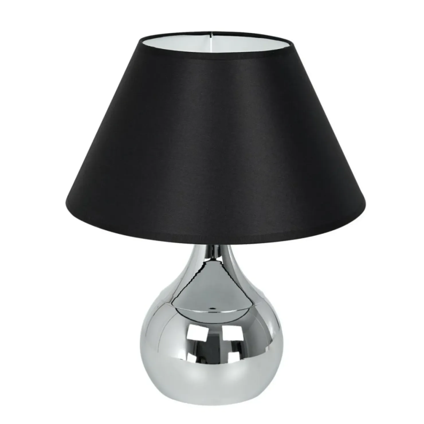Lampka nocna z lustrzaną podstawką LX 1408 z serii TABLE LAMPS | Kaja*Sklep Kaja Online