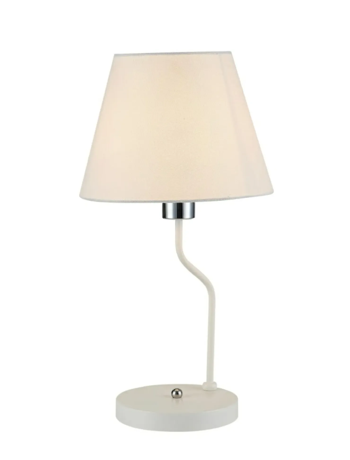 Lampka stołowa biała z abażurem LEDEA 50501101 YORK | Kaja Oświetlenie*Sklep Kaja Cheap