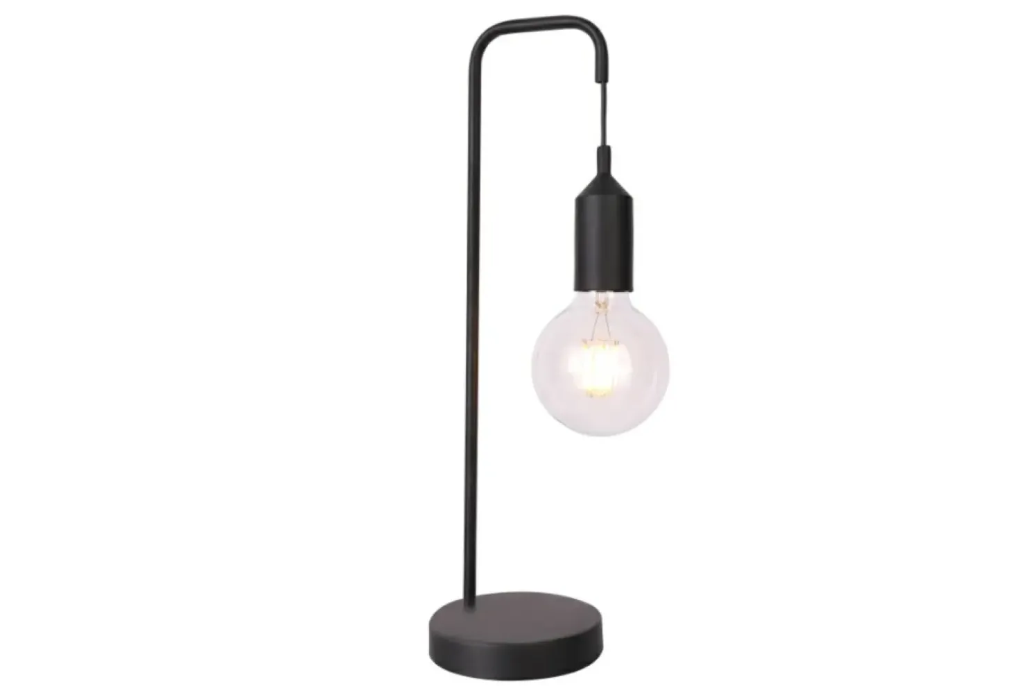 Lampka stołowa czarna minimalizm LEDEA 50501194 LAREN | Kaja*Sklep Kaja Online
