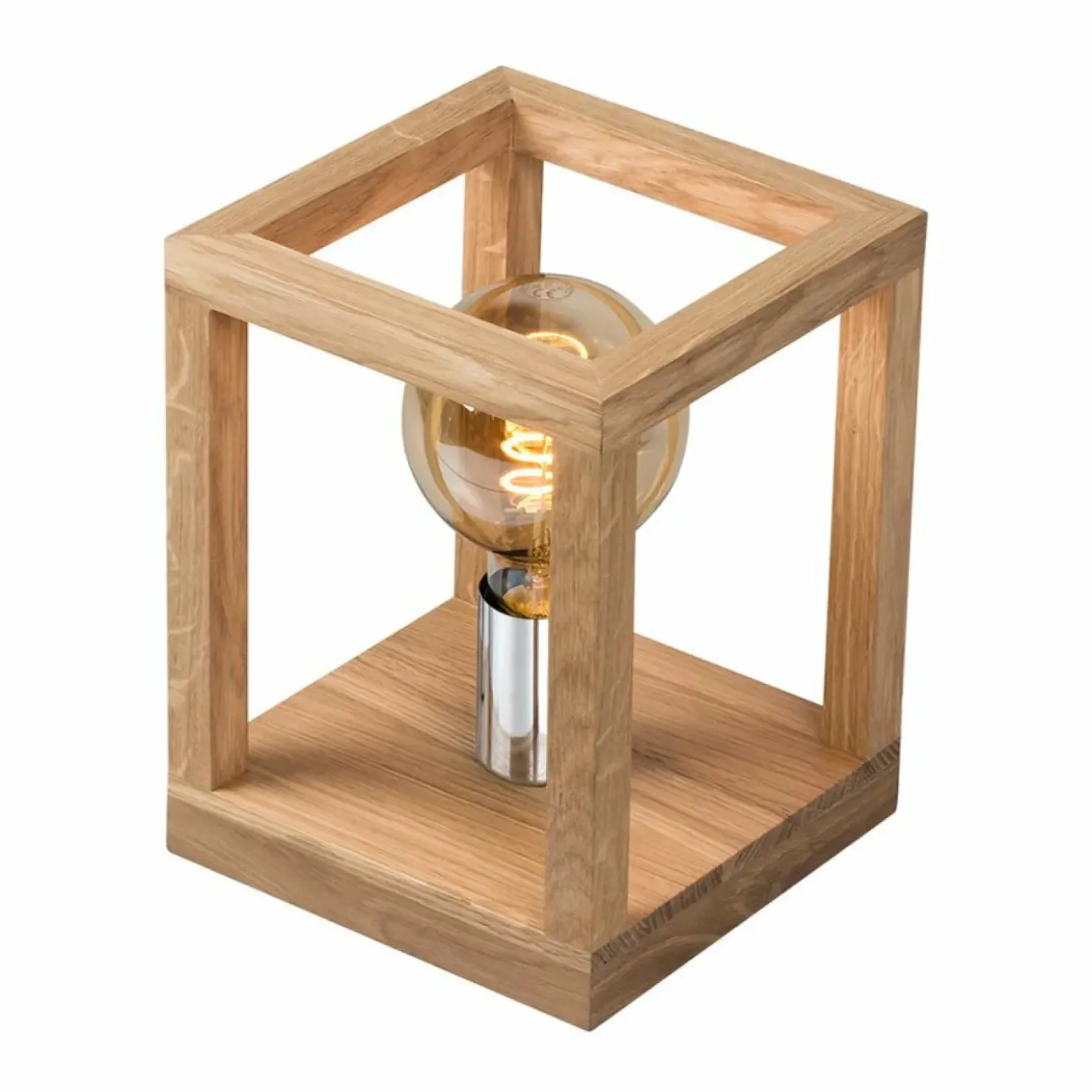 Lampka stołowa drewniana ramka z gwintem E27 7158174 KAGO | Kaja*Sklep Kaja Flash Sale